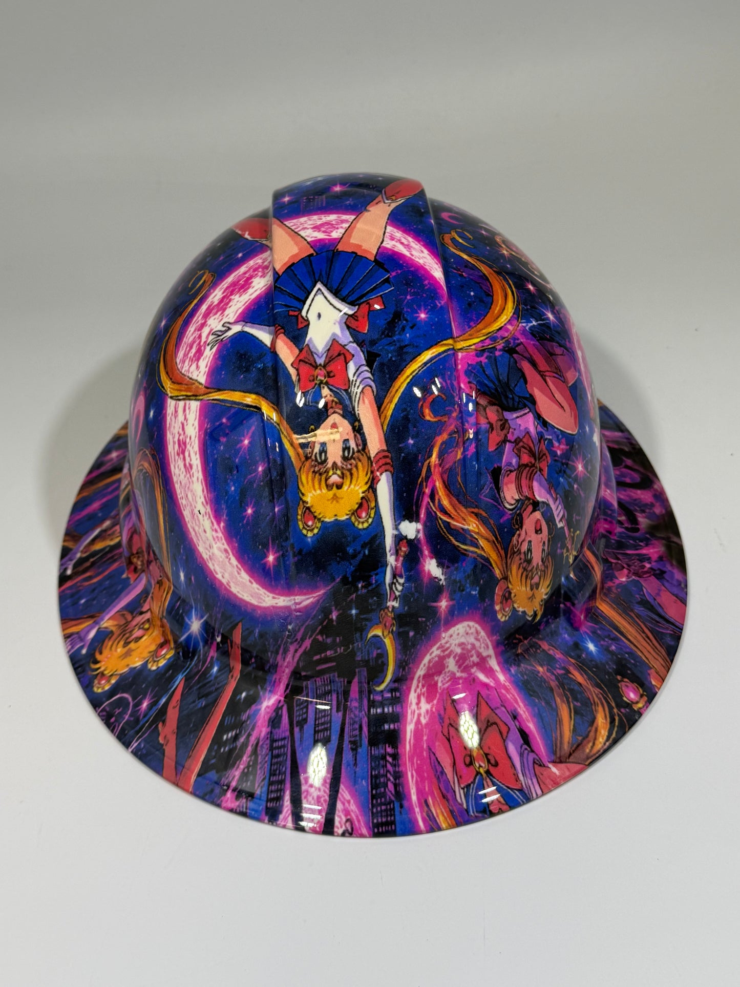 Full Brim Hard Hat Hydro Dipped SAILOR MOON