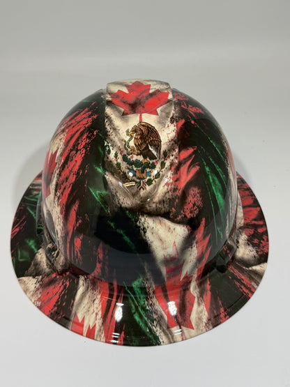 MEXICAN CANADIAN Full Brim Hard Hat