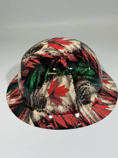 MEXICAN CANADIAN Full Brim Hard Hat