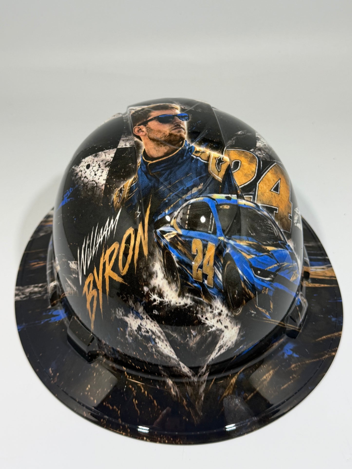 #24 WILLIAM BYRON Full Brim Hard Hat