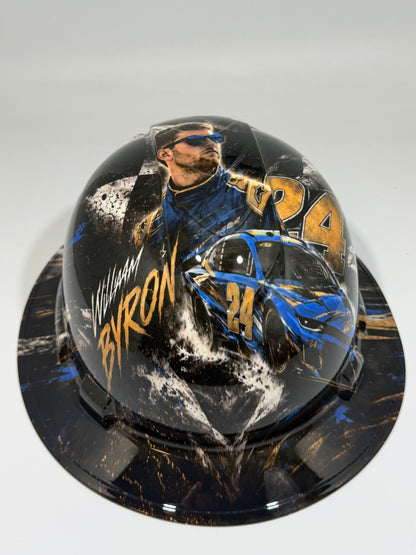 #24 WILLIAM BYRON Full Brim Hard Hat