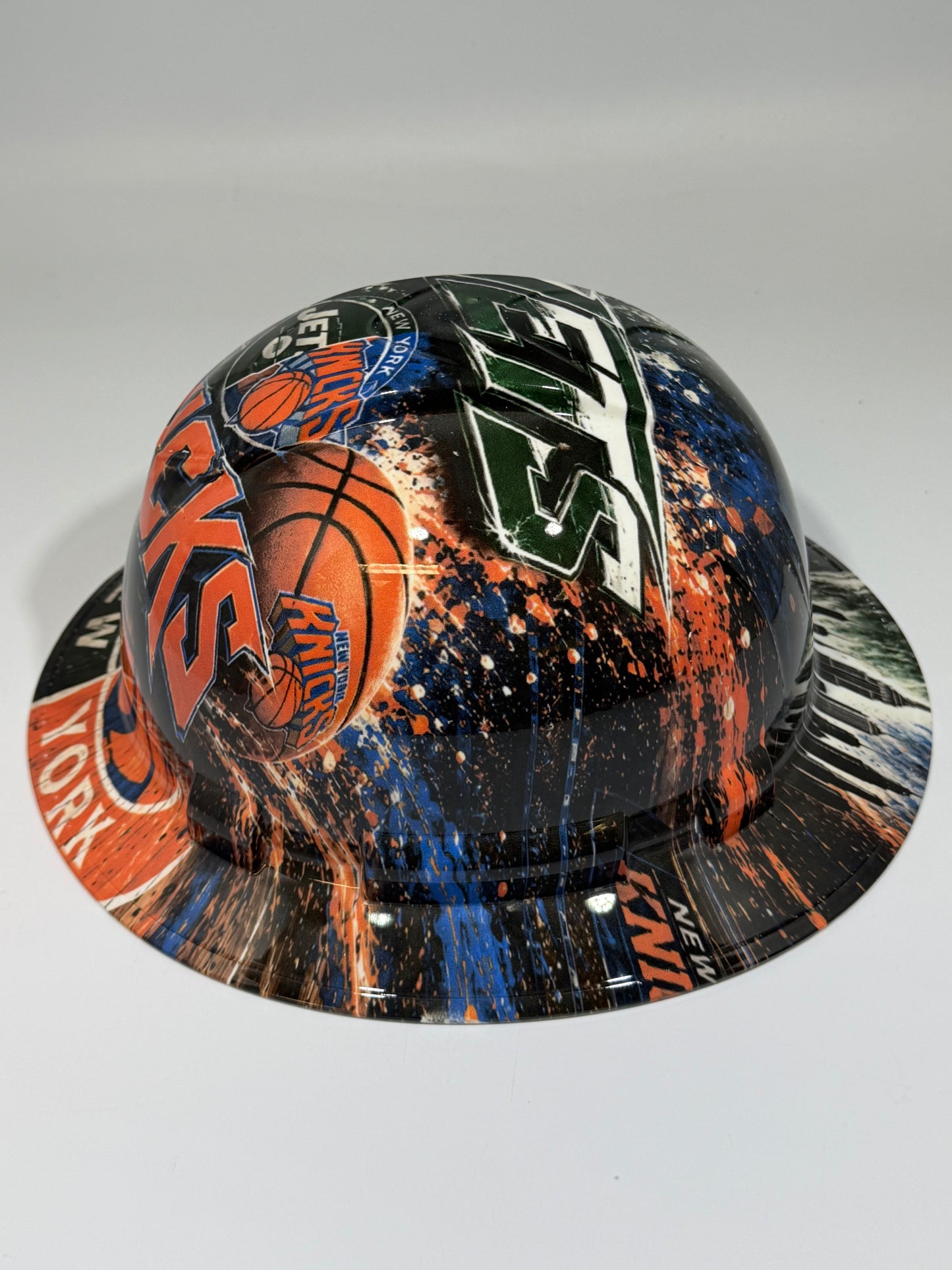 NEW YORK KNICKS JETS Full Brim Hard Hat