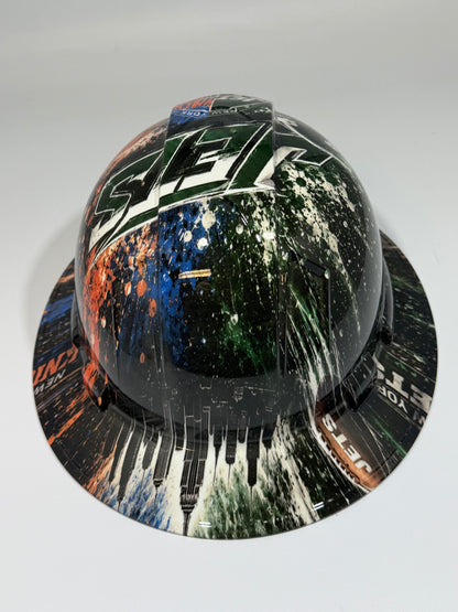 NEW YORK KNICKS JETS Full Brim Hard Hat