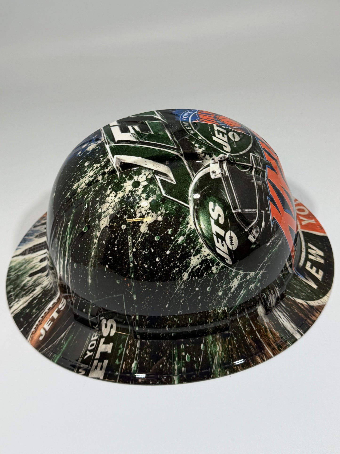 NEW YORK KNICKS JETS Full Brim Hard Hat