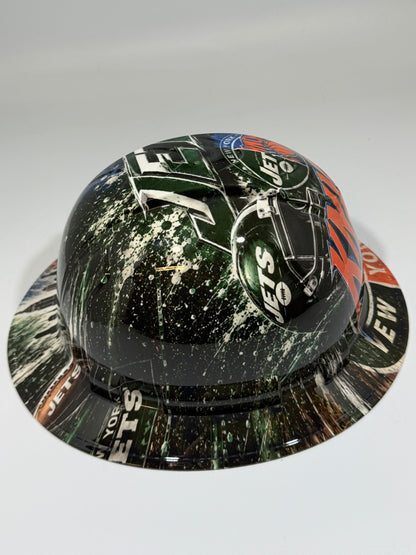 NEW YORK KNICKS JETS Full Brim Hard Hat