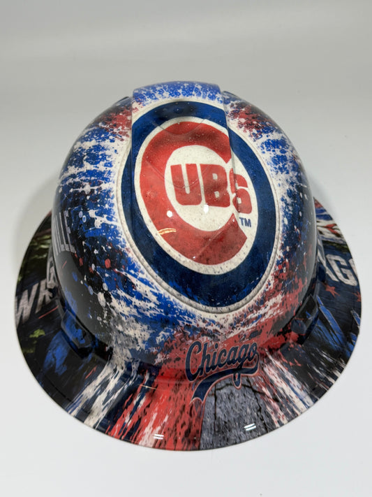 CHICAGO CUBS Full Brim Hard Hat