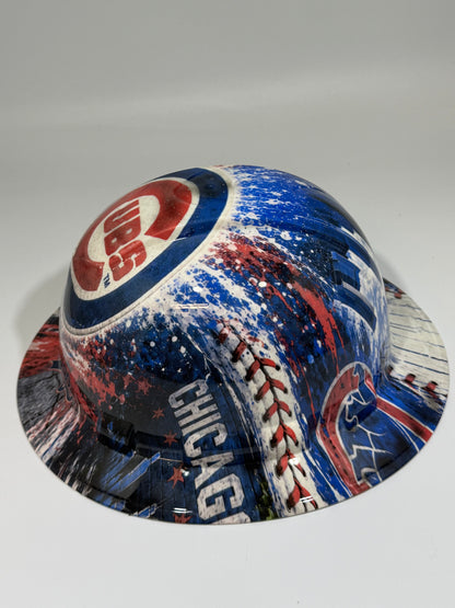 CHICAGO CUBS Full Brim Hard Hat