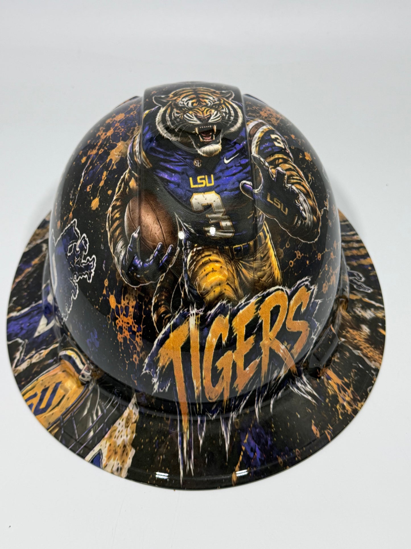 LSU TIGERS Full Brim Hard Hat
