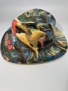 Full Brim Smurf Cowboy Hard Hat