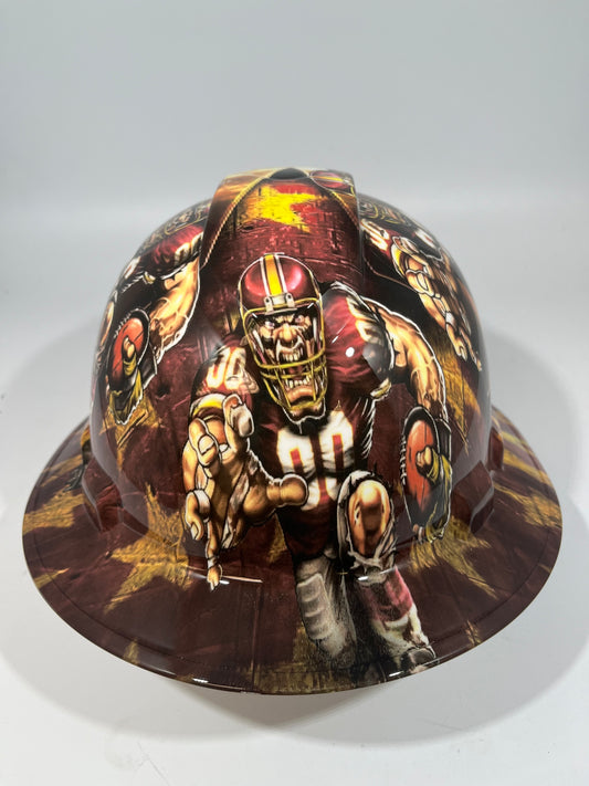 Full Brim Hard Hat Hydro Dipped WASHINGTON COMMANDERS