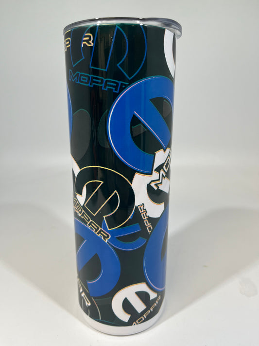 20 oz Skinny Tumbler - MOPAR BLUE