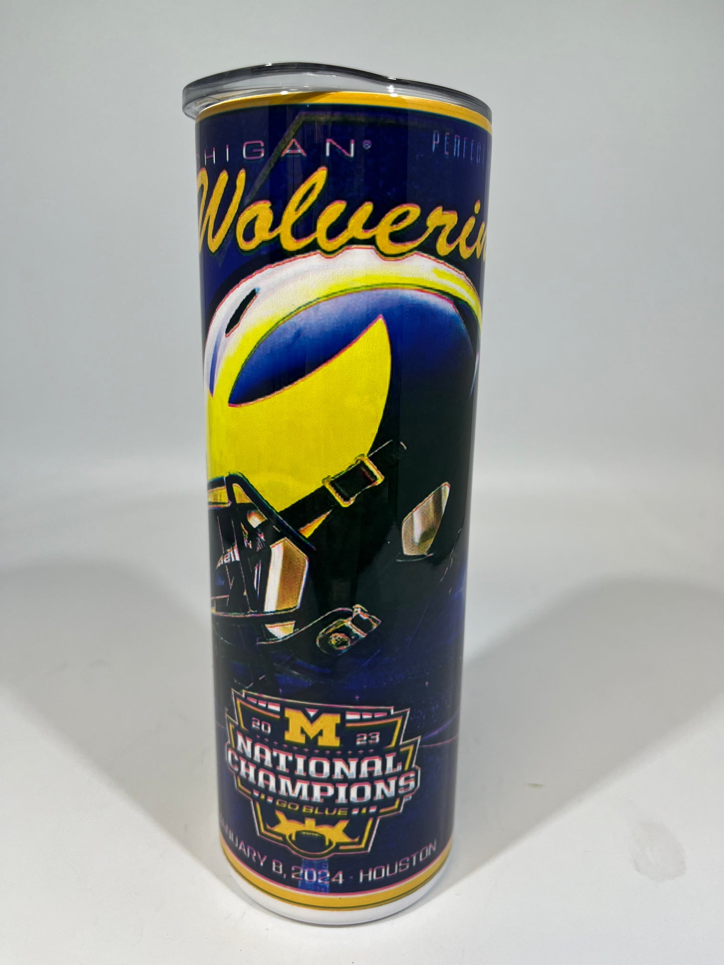 20 oz Skinny Tumbler - MICHIGAN WOLVERINES