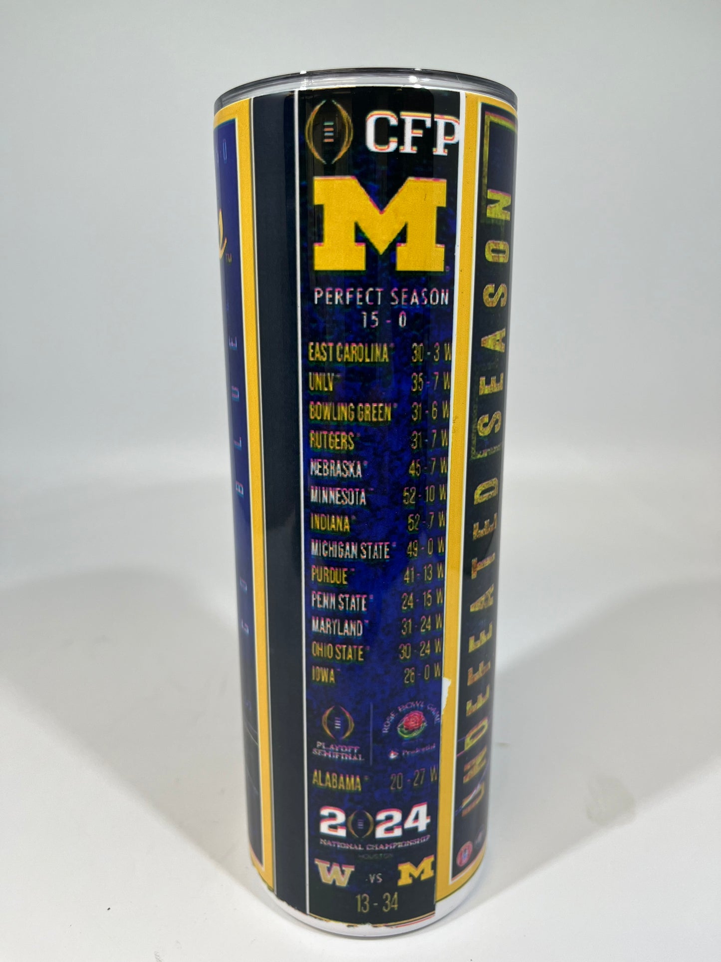 20 oz Skinny Tumbler - MICHIGAN WOLVERINES