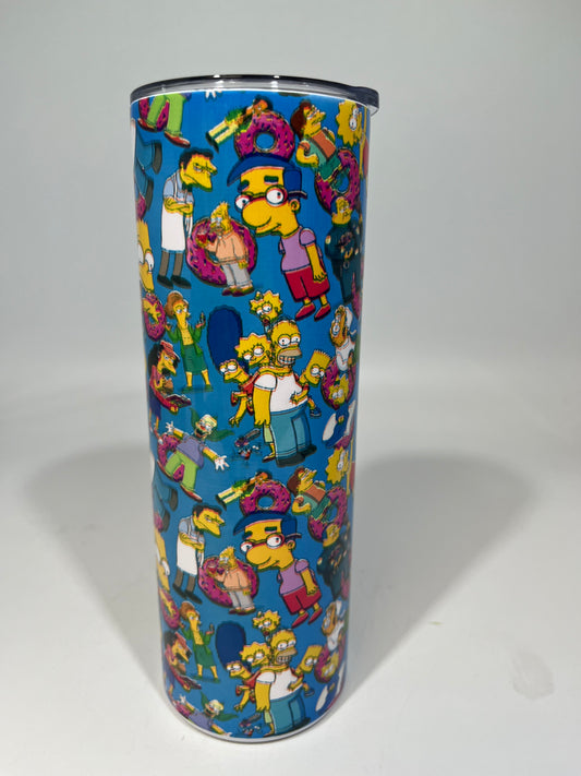 20 oz Skinny Tumbler - THE SIMPSONS