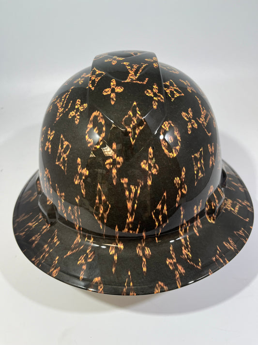 Full Brim Hard Hat Hydro Dipped LOUIS VUITTON