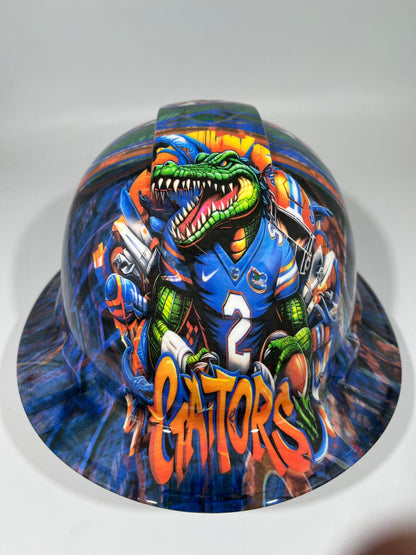 FLORIDA GATORS Full Brim Hard Hat