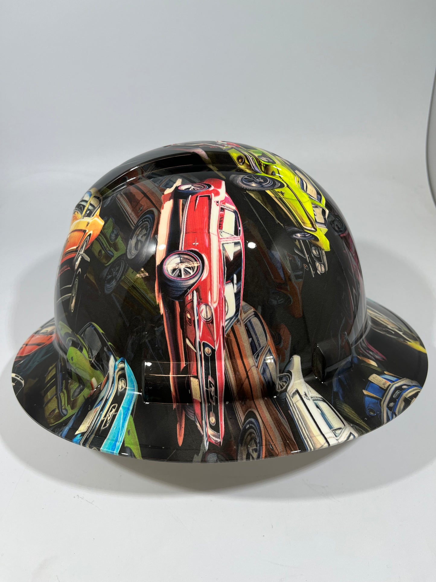 Full Brim Hard Hat Hydro Dipped FORD MUSTANGS