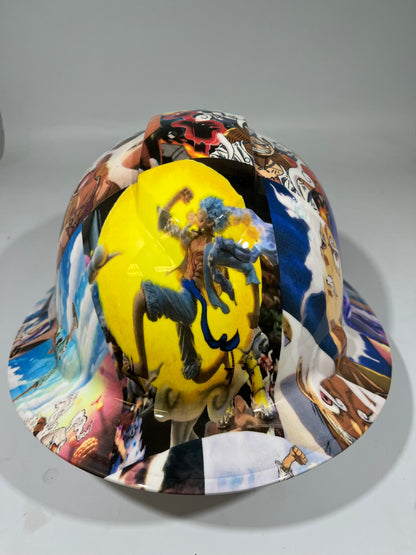 Full Brim Hard Hat Hydro Dipped GEAR 5 MONKEY D LUFFY