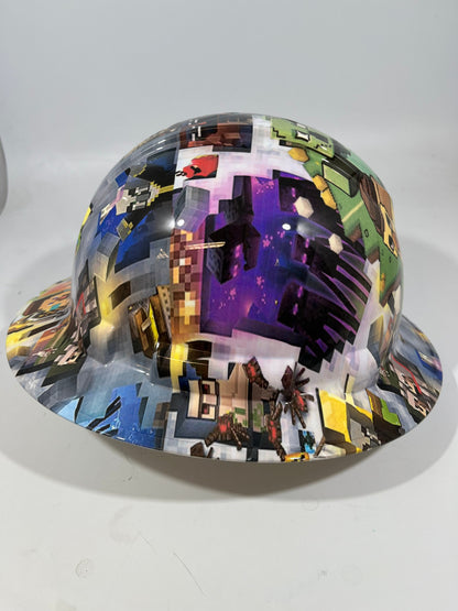 Full Brim Hard Hat Hydro Dipped CHICKEN JOCKEY