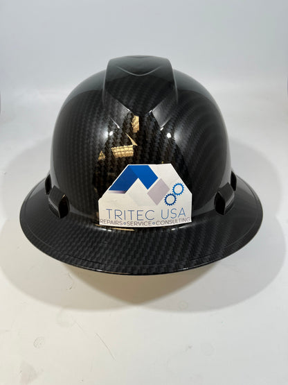 Full Brim Hard Hat Hydro Dipped TRITEC USA