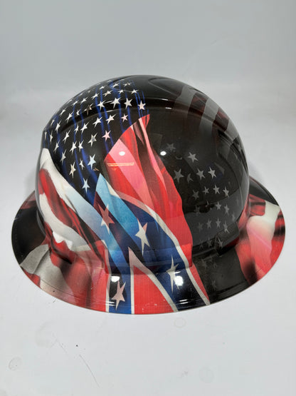 Full Brim Hard Hat Hydro Dipped SOUTHERN PRIDE
