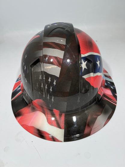 Full Brim Hard Hat Hydro Dipped SOUTHERN PRIDE