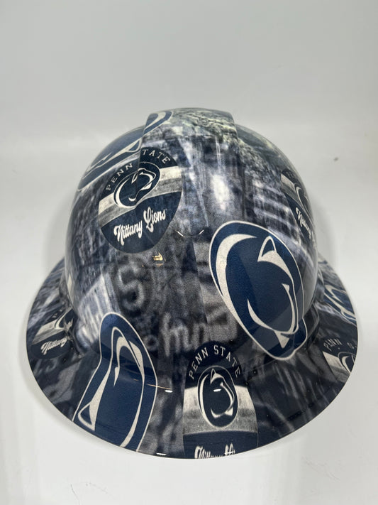 Full Brim Hard Hat Hydro Dipped PENN STATE