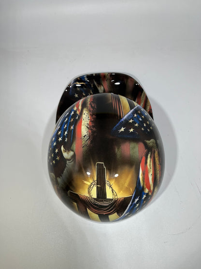 Full brim Hydro dipped Trump customizable hardhats – The Hard Hat Shop