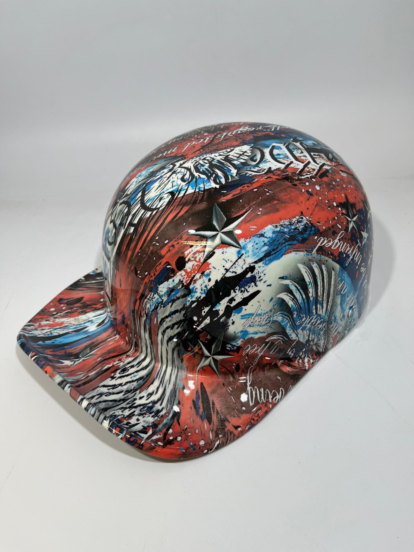 Baseball Cap Style Motorcycle Helmet SICK WE THE PEOPLE 2A