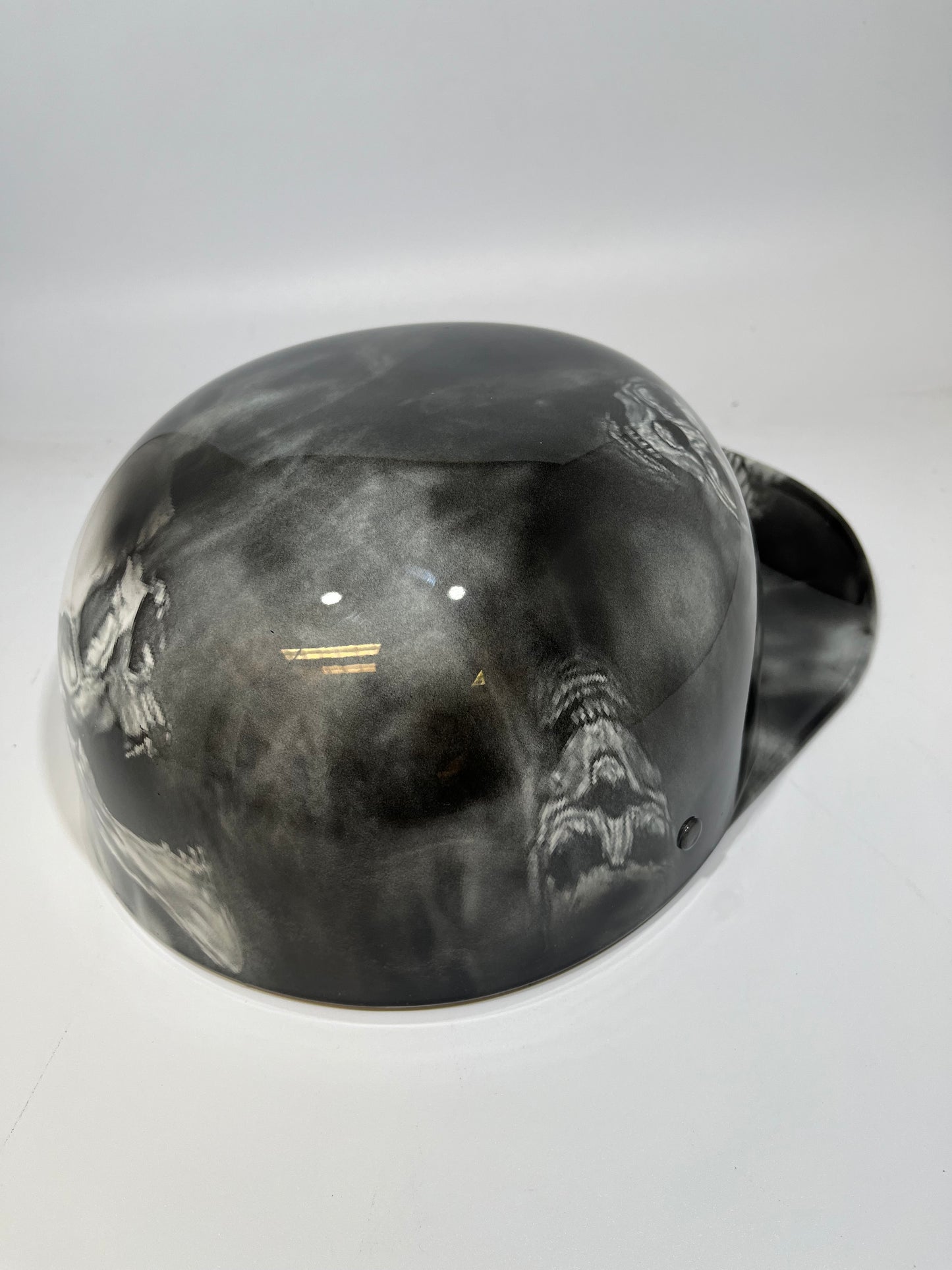 Baseball Cap Style Motorcycle Helmet LOST SOULS SKULLS