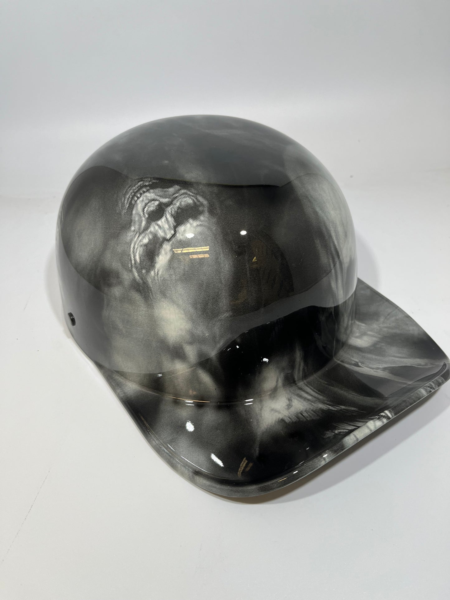 Baseball Cap Style Motorcycle Helmet LOST SOULS SKULLS