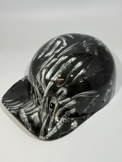 Baseball Cap Style Motorcycle Helmet F-U REAPER