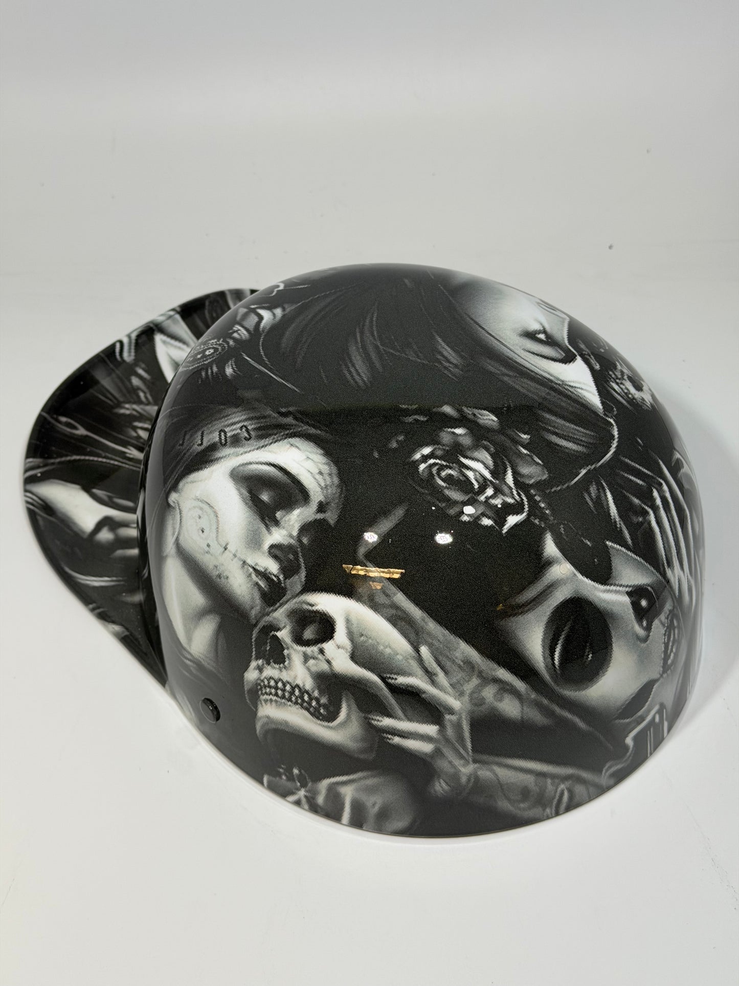 Baseball Cap Style Motorcycle Helmet DAY OF THE DEAD GIRLS