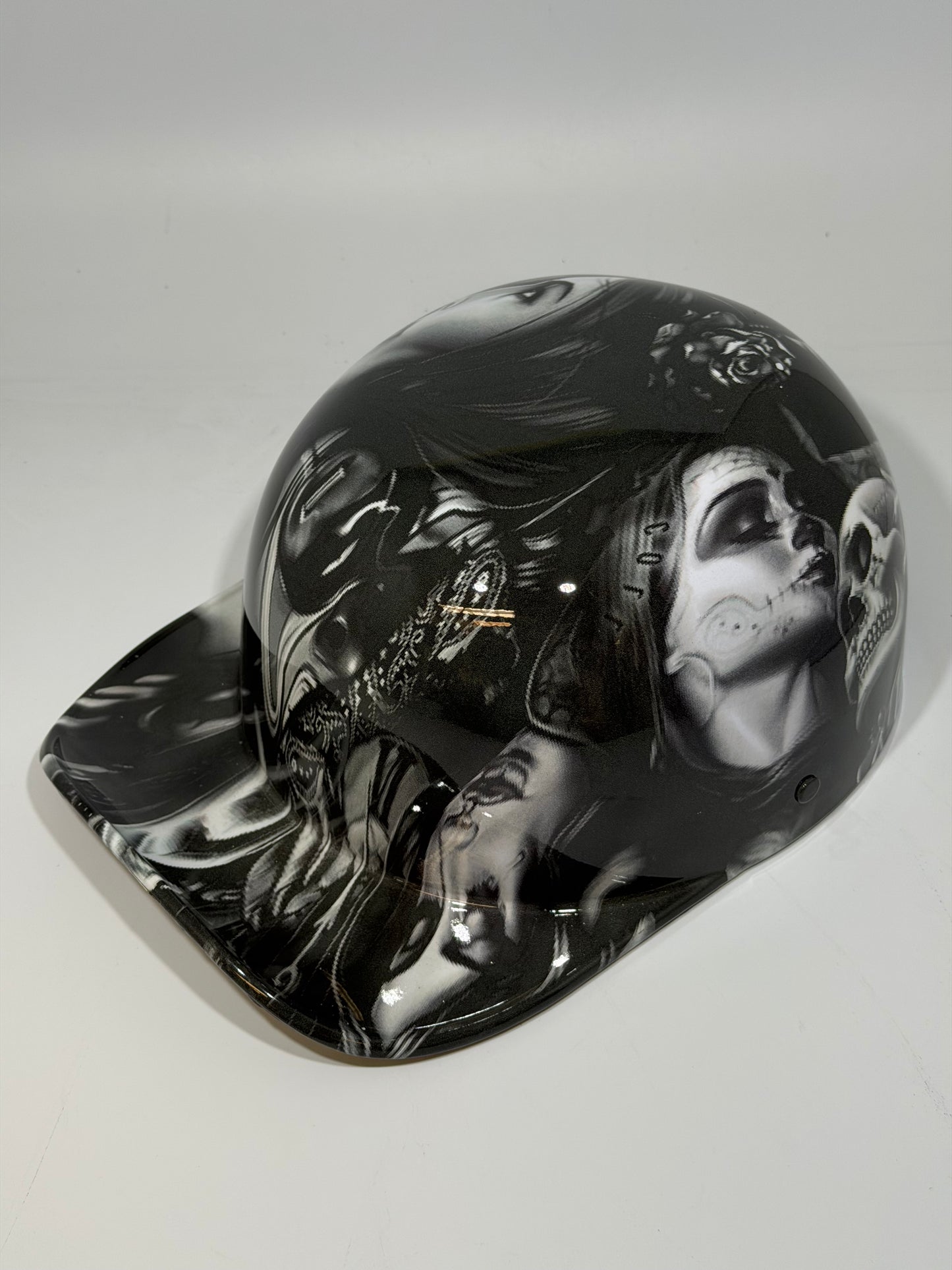 Baseball Cap Style Motorcycle Helmet DAY OF THE DEAD GIRLS