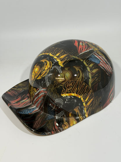 Baseball Cap Style Motorcycle Helmet MARINES SEMPER FI