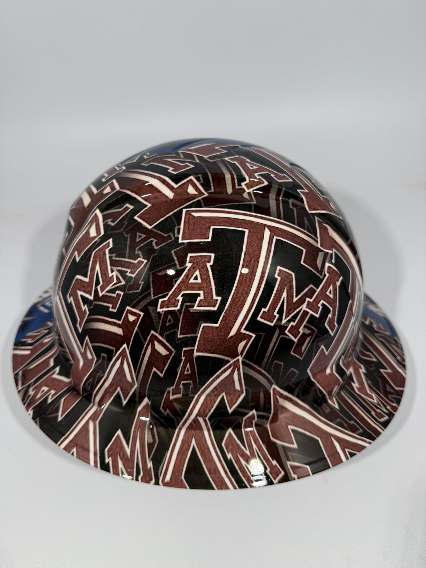 Full Brim Hard Hat Hydro Dipped DALLAS PRIDE. TEXAS A&M / DALLAS COWBOYS