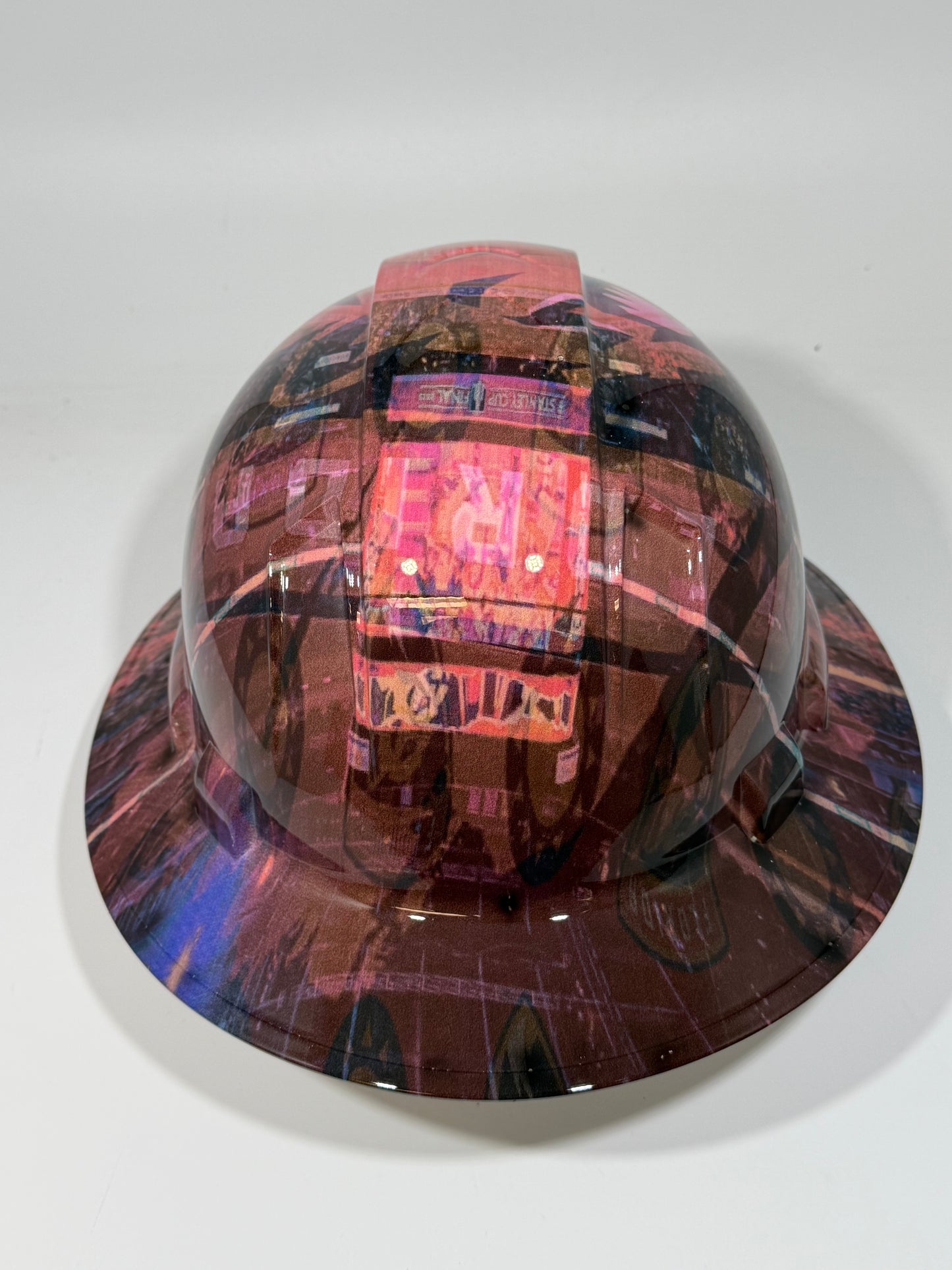 Full Brim Hard Hat Hydro Dipped FLORIDA PANTHERS