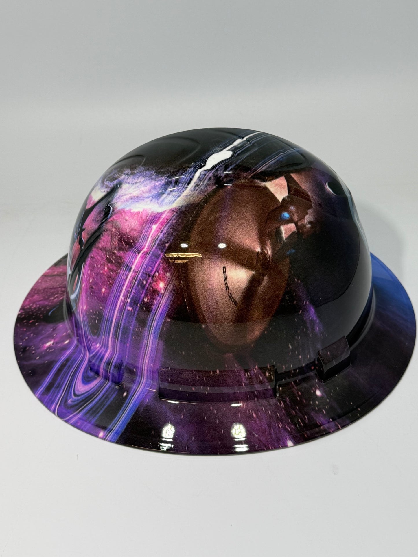 Full Brim Hard Hat Hydro Dipped STAR TREK