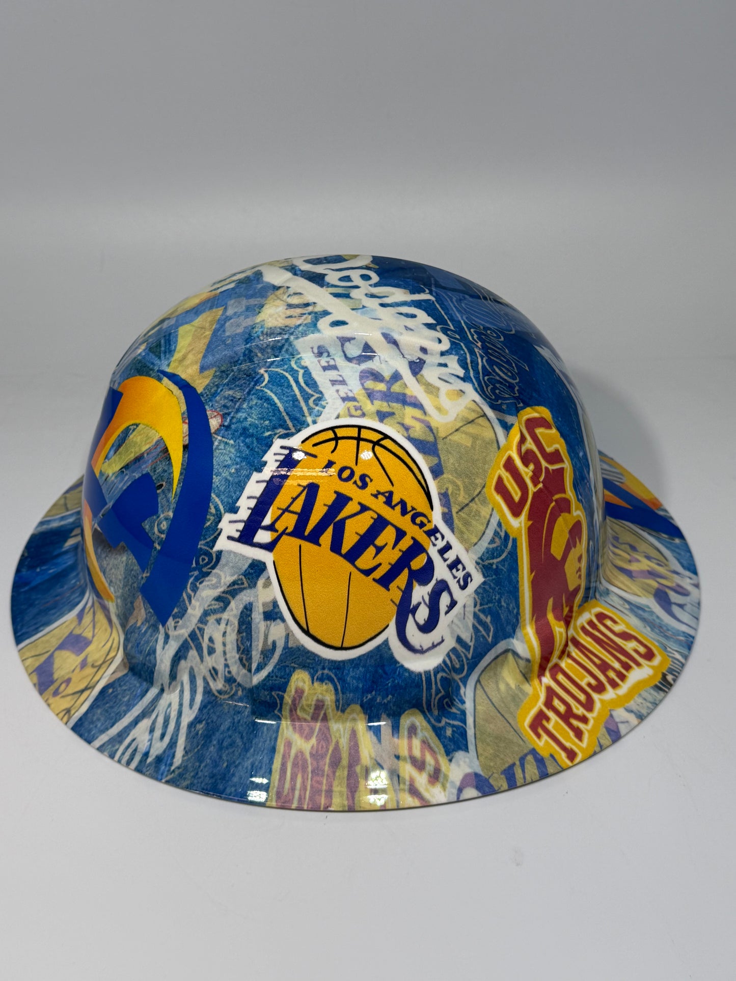 Full Brim Hard Hat Hydro Dipped LA TEAMS DODGERS TROJANS LAKERS RAMS