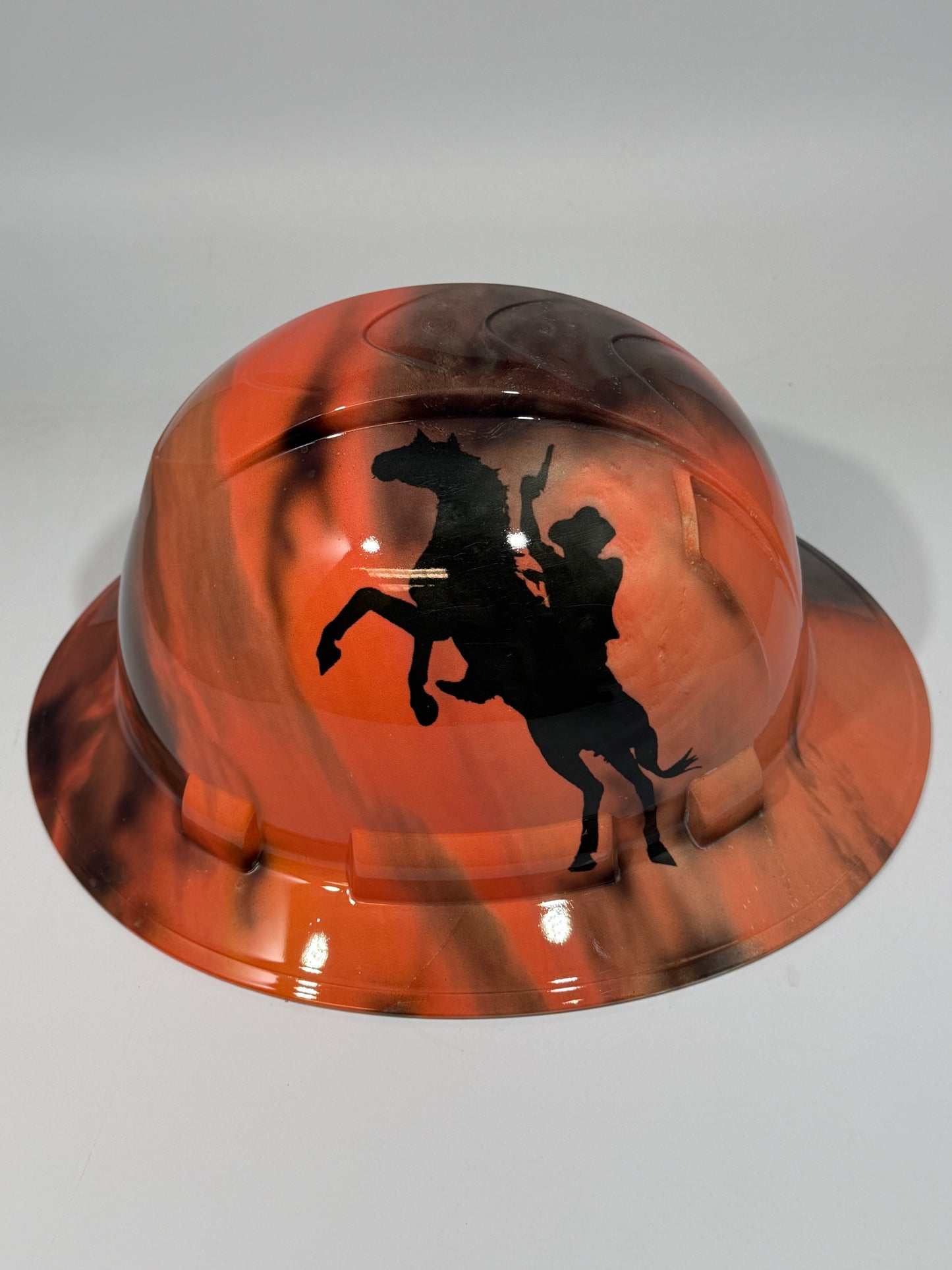 Full Brim Hard Hat Hydro Dipped TIME IN TURF