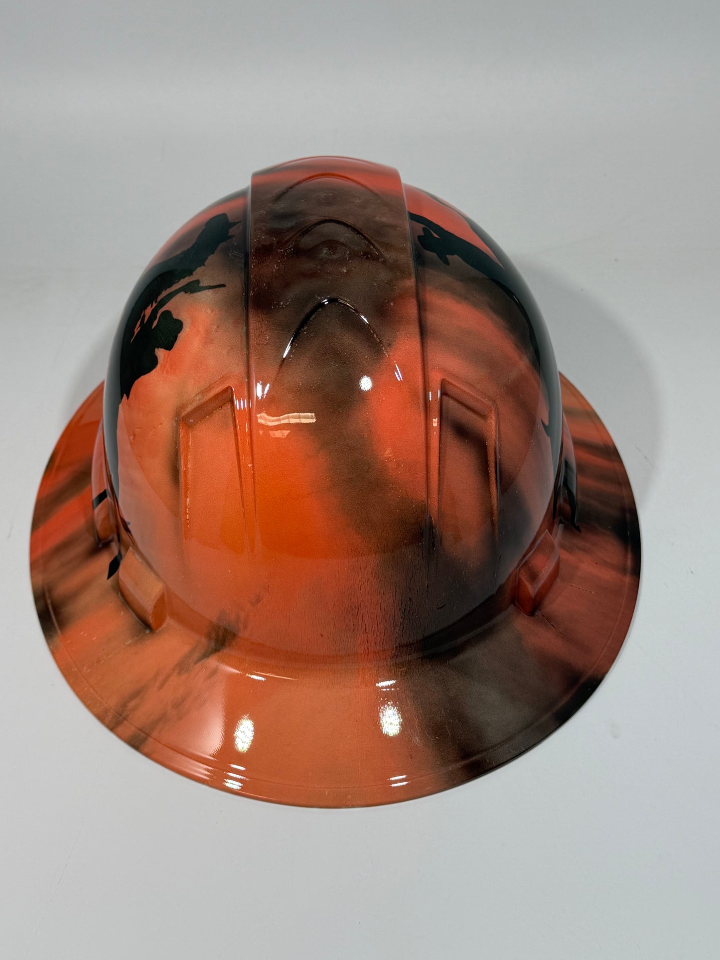 Full Brim Hard Hat Hydro Dipped TIME IN TURF