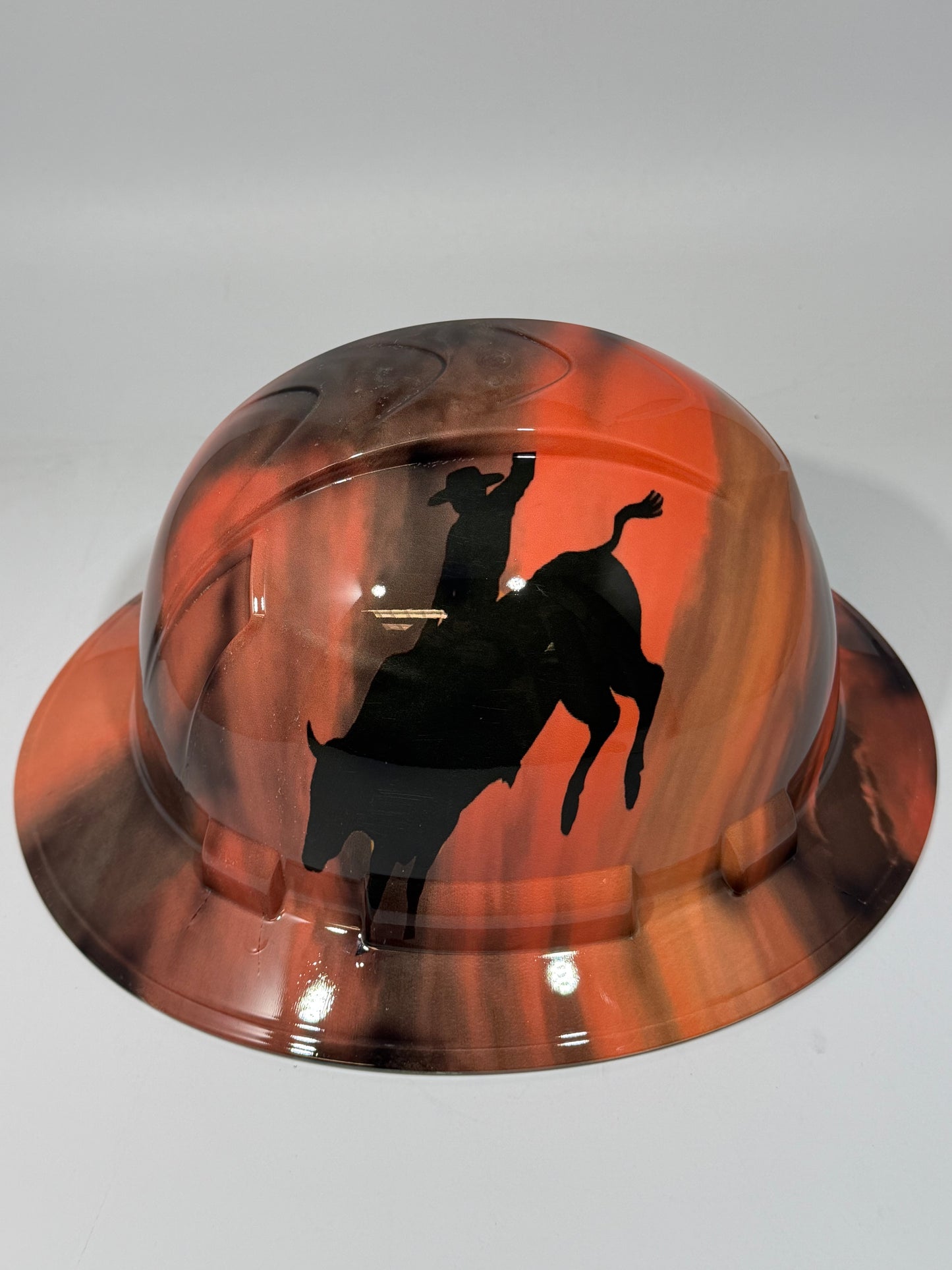 Full Brim Hard Hat Hydro Dipped TIME IN TURF