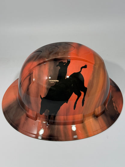 Full Brim Hard Hat Hydro Dipped TIME IN TURF
