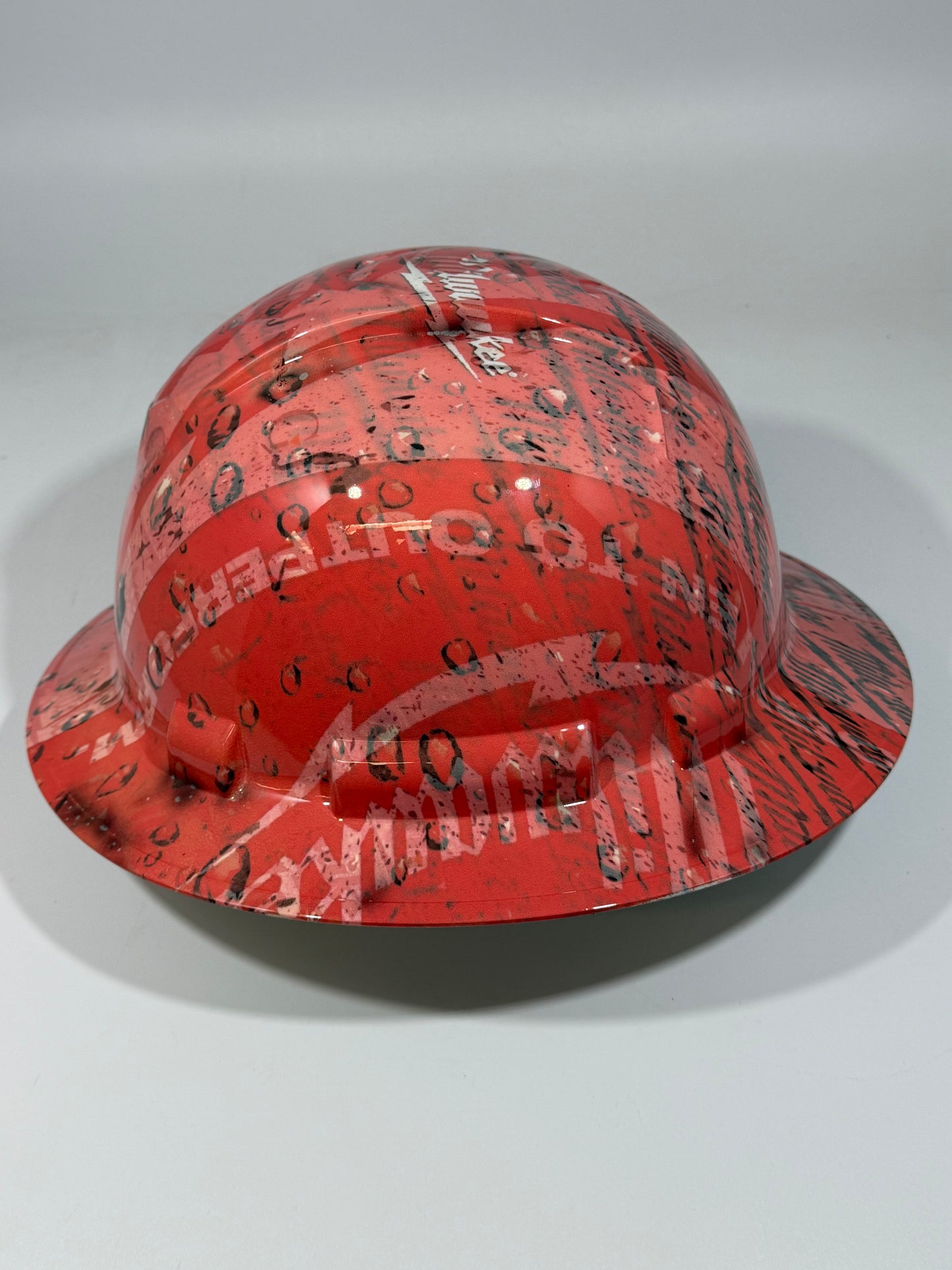 Full Brim Hard Hat Hydro Dipped MILWAUKEE