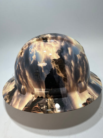 Full Brim Hard Hat Hydro Dipped Jesus The Almighty