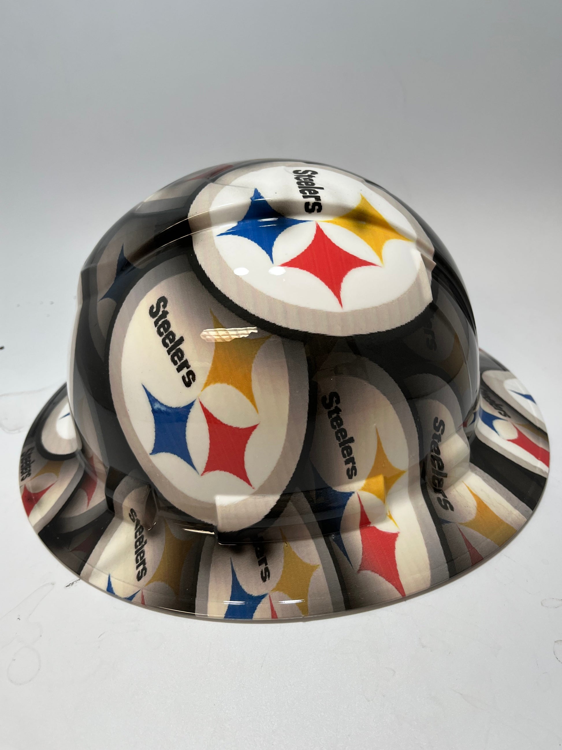 Badass hard hat with a Hydro dipped team design 