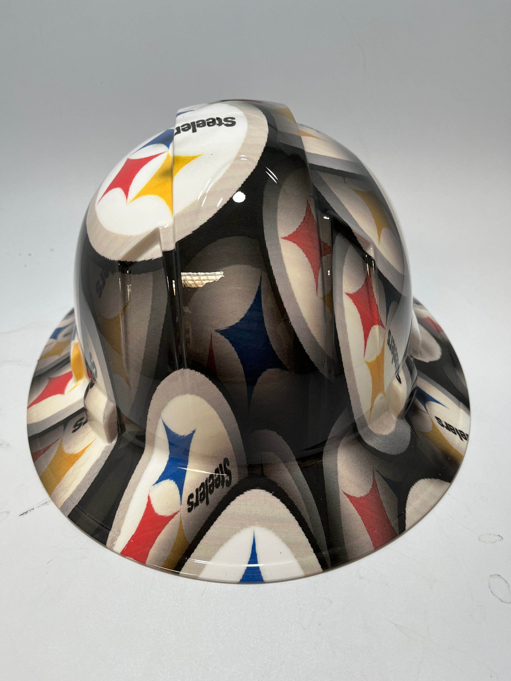 Badass hard hat with a Hydro dipped team design 