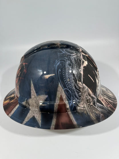 Full Brim Hard Hat Hydro Dipped Pantera