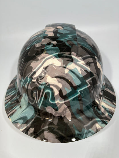 Full Brim Hard Hat Hydro Dipped Philadelphia Eagles Camo