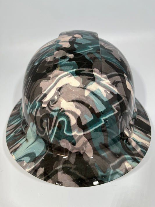 Full Brim Hard Hat Hydro Dipped Philadelphia Eagles Camo